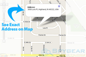 Cell Phone Recon View Exact Address on Map