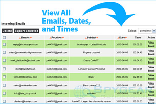 Cell Phone Recon View Emails