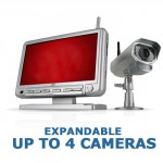 Digital Wireless Night Vision Security Camera with 7" Monitor
