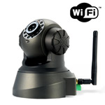 IP Wireless Surveillance Camera with 360 Degree Rotation and IR Night Vision