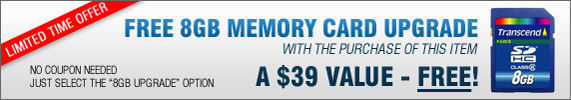 8GB Free Upgrade