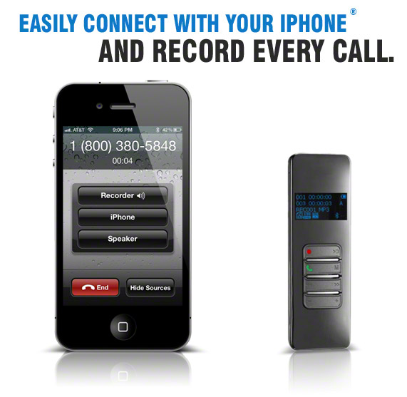 Easily Record Your Cell Phone Calls with the Bluetooth Call Recorder Easily Record Your Cell Phone Calls with the Bluetooth Call Recorder