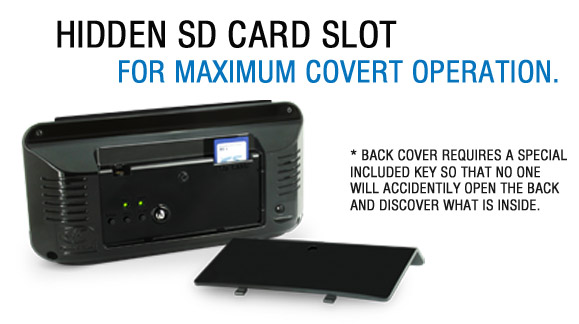 Hidden SD Card SLot