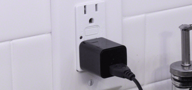 #2 - 1080P HD Mini USB Wall Charger Hidden Spy Camera